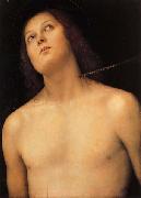 Pietro Perugino St,Sebastian oil painting